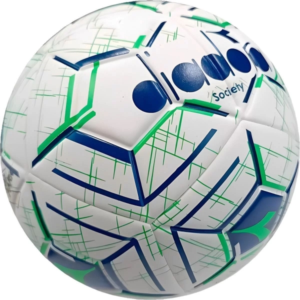 Bola de Society Diadora Coloring Park Branco e Verde - branco/verde