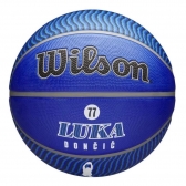 Bola Basquete Wilson NBA Player Series Luka Doncic / Dallas Mavericks - Azul/Cinza