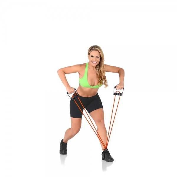 Extensor Cepall Programa Powerlastic - Intensidade Forte - Vermelho