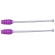 Maça de Ginástica Rítmica Conectável Par Infantil 40cm Tuimader - Roxo