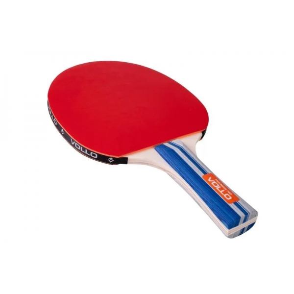 RAQUETE DE TÊNIS DE MESA PING PONG TRAINING 700 VOLLO - Vermelho/Preto