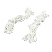Rede de Basquete Gismar Fio 4mm Tipo Chuá Seda - Branco/Branco