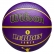 Bola Basquete Wilson NBA Player Series Lebron James / Los Angeles Lakers - Roxo/Amarelo