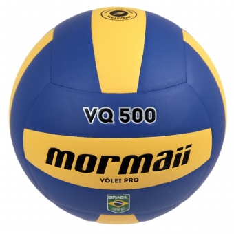 Bola Vôlei de Quadra Mormaii VQ-500 Pro COB Time Brasil - Azul e Amarelo