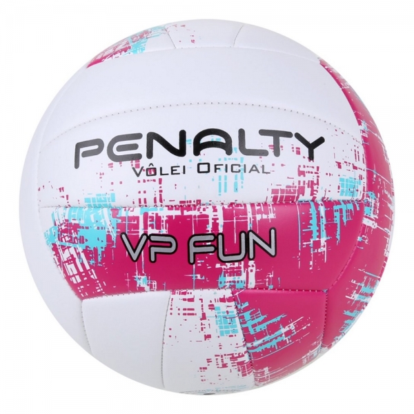 Bola Vôlei Penalty VP Fun XXI - Branco/Rosa