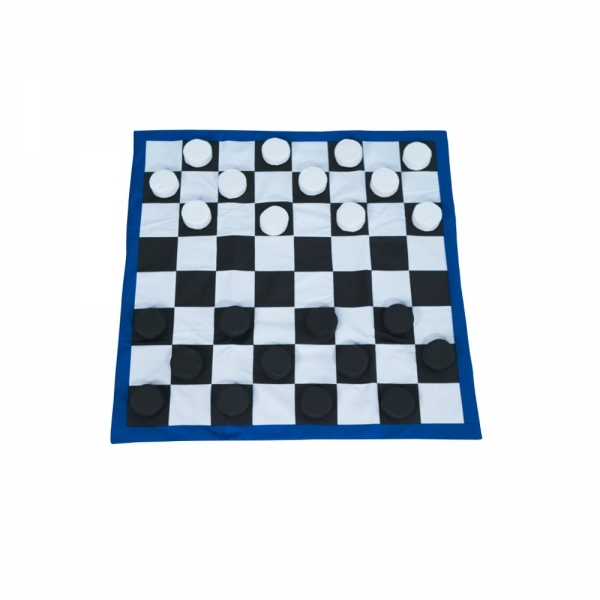 Jogo de Dama e Xadrez Gigante  Educativo, Lógico e Criativo - LDM Brinquedos - Branco/Preto