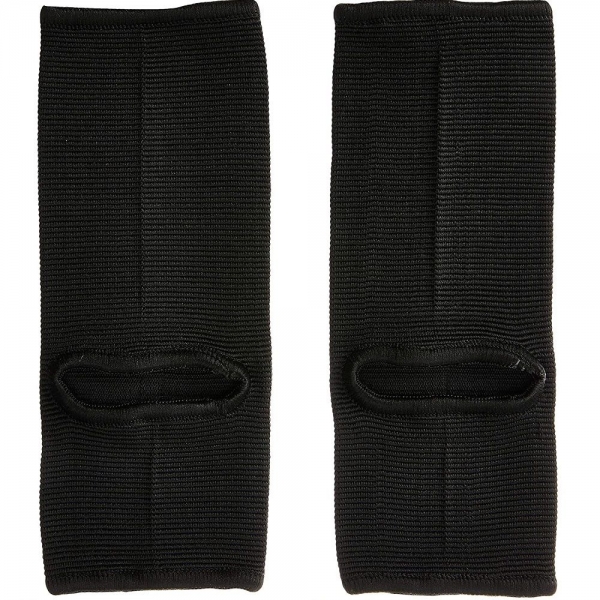 Tornozeleira Elástica Curta Progne - Preto/Preto