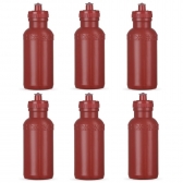 Kit 6 Unidades Squeeze Magussy 500ml - Vermelho