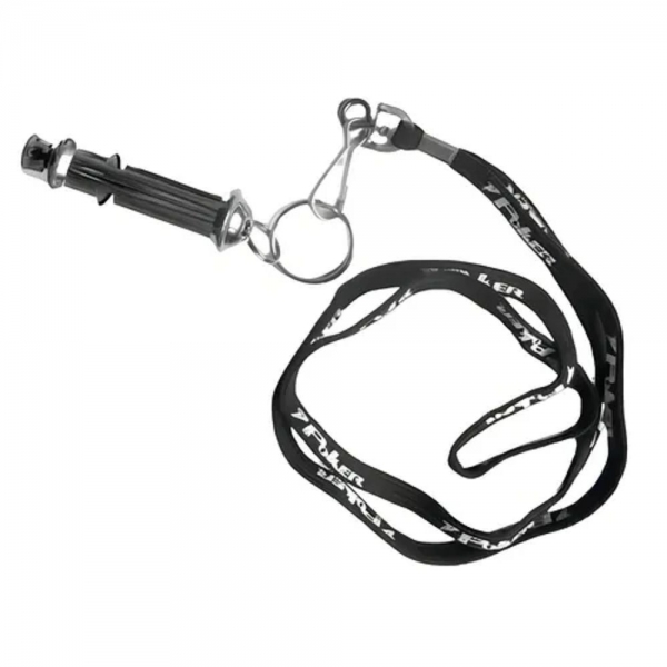 Apito Mesário em Metal - Poker - Cinza