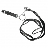 Apito Mesário em Metal - Poker - Cinza