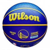 Bola Basquete Wilson NBA Player Series Stephen Curry / Golden State Warriors - Azul/Amarelo