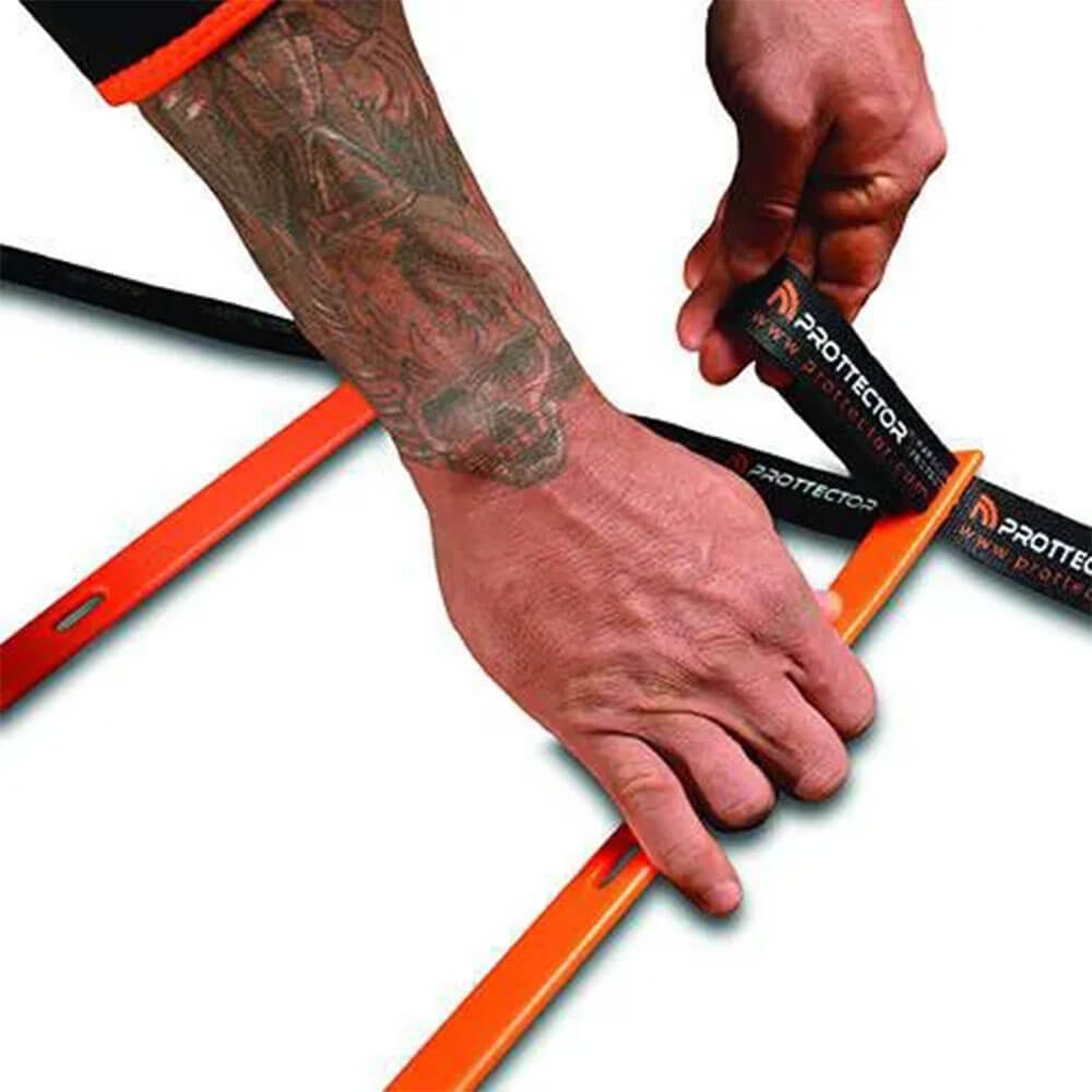 Escada de Agilidade 10 Degraus 5 Metros - Prottector - Laranja/Preto