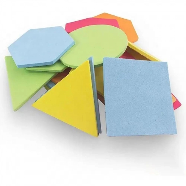 Figuras Geométricas EVA com 20 Peças 5653 - Evamax - Amarelo