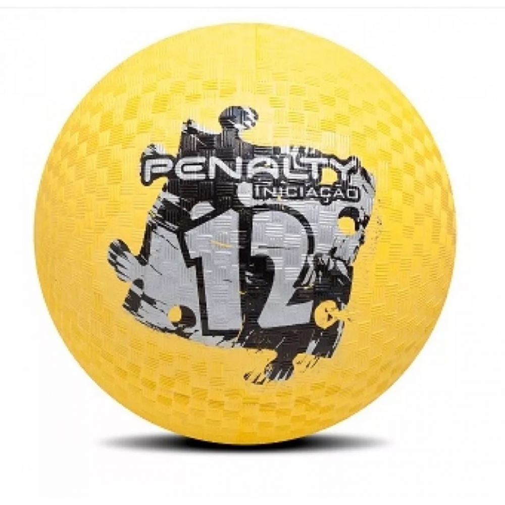 Bola Penalty Iniciação de Borracha N°12 - Amarelo