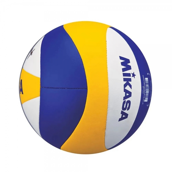 Bola Oficial Vôlei de Praia Mikasa VLS300 - Padrão FIVB - Azul/Amarelo