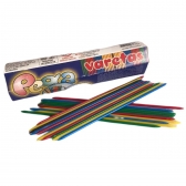 Jogo Pega Varetas de Plástico Colorido c/21 Mini Play - Azul