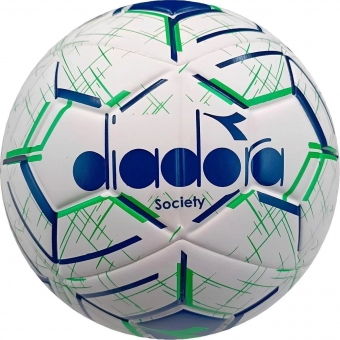 Bola de Society Diadora Coloring Park Branco e Verde
