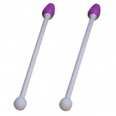 Par de Maça Ginástica Rítmica Conectável Infantil/Juvenil 40cm - Tuimader - Roxo