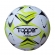 Bola Campo Topper Slick Colorful - Branco/Amarelo