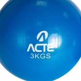 Par De Bolas Tonificadoras Com Peso de 3Kg Azul T57 - Acte Sports - Azul