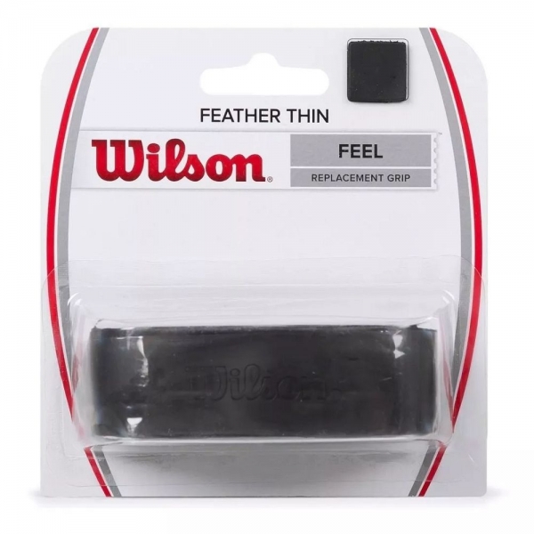Cushion Grip Wilson Feather Thin BK - Preto