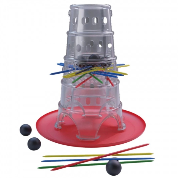 Jogo Puxou Caiu - Pais & Filhos - Vermelho