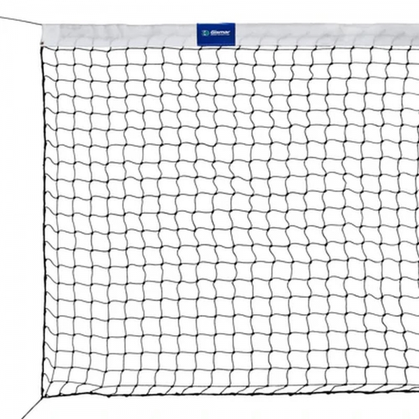 Rede de Tênis com 1 Faixa - Gismar Redes - Branco/Preto
