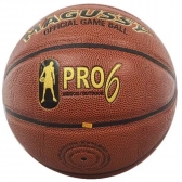 Bola Basquete Magussy Pro6 Oficial - Laranja/Preto