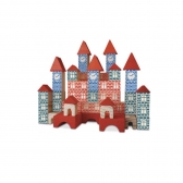 Brincando de Engenheiro 200 Peças - Xalingo - Vermelho