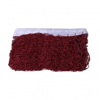 Rede Badminton Oficial Master Rede Seda Reforçada Marrom