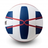 Bola de Vôlei de Praia Molten Elite Pro V5B5000 FIVB Approved - Branco e Azul - Branco/Azul
