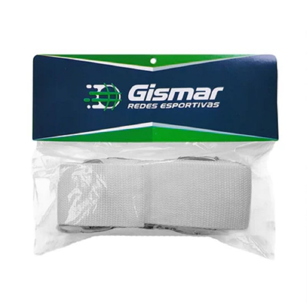 Faixa Central para Rede de Tênis - Gismar - Branco