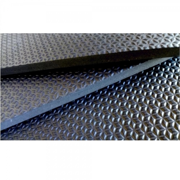 Colchonete Eva Tapete Yoga Exercícios 10mm Preto - Preto/Preto