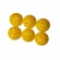 Kit 6 Bolas Pickleball 40 Furos Vollo - Amarelo