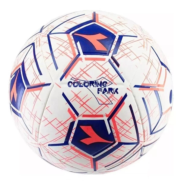 Bola de Society Diadora Coloring Park Azul e Vermelho - Azul/vermelho