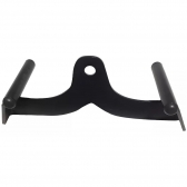 Barra Puxador Anatômico 30cm Semi Pronada Pulley Remada - Preto