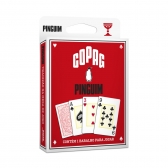 Par de baralho Pinguim Cartucho - Azul/Vermelho