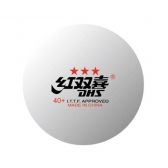 Bola para Tênis de Mesa Profissional (6 und) - DHS - Branco