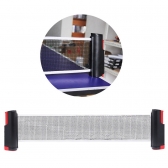 Rede Tênis de Mesa Retrátil Portátil Rack Table Tennis - Vermelho