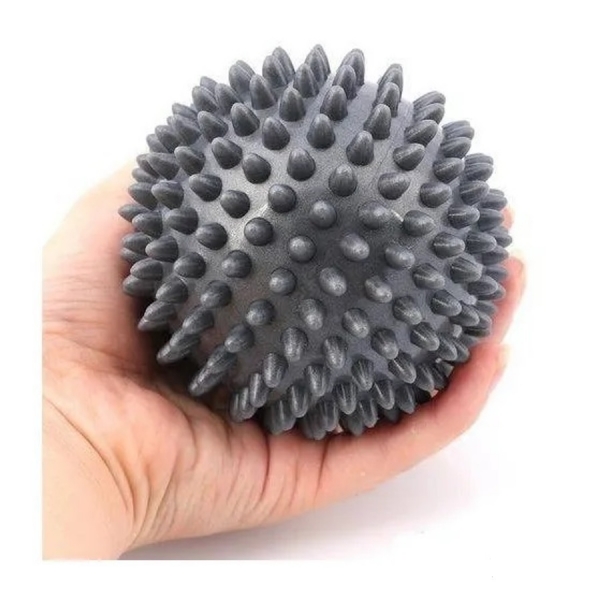 Conjunto de Rolo e Bola de Massagem Vollo - Laranja/Cinza