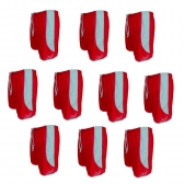 Kit 10 Calções Esportivos Play Fair Modelo Copa - Vermelho/Branco
