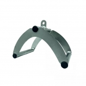 Puxador Triângulo Grande Cromado com Giro - Cinza