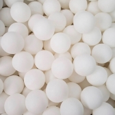 Pacote de Bola de Tênis de Mesa AF Brinq com 100 Unidades - Branco