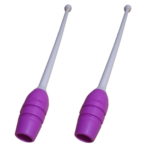 Par de Maça Ginástica Rítmica Conectável Infantil/Juvenil 40cm - Tuimader - Roxo