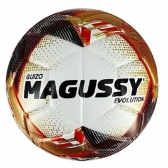 Bola Futsal Magussy Evolution com Guizo - Branco/Vermelho