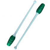 Par de Maça Ginástica Rítmica Conectável Adulto 45cm - Tuimader - Verde