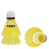 Tubo de Peteca Badminton Hyper com 3 Unidades em Nylon PSC-103 - Amarelo
