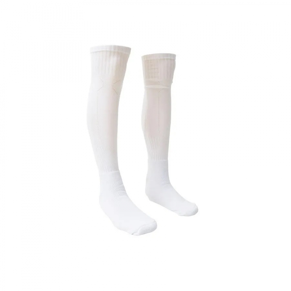 Meião de Futebol Profissional Branco Kanga - Branco/Branco