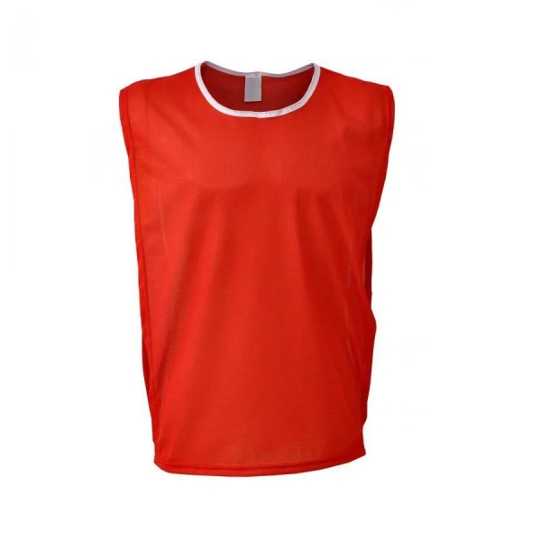 Colete de Treino Adulto TRB para Futebol - Vermelho/Branco