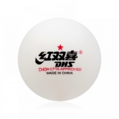 Bola para Tênis de Mesa CellFree Dual 1 Estrela (10 und) - DHS - Branco